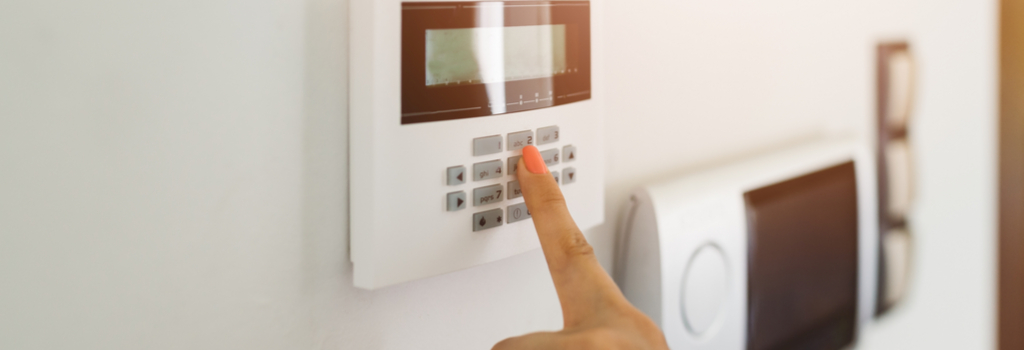 arming your home security system